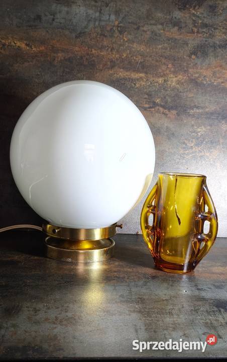 Lampa Atr Deco szkło opalowe vintage Lampy stołowe i nocne Kalisz
