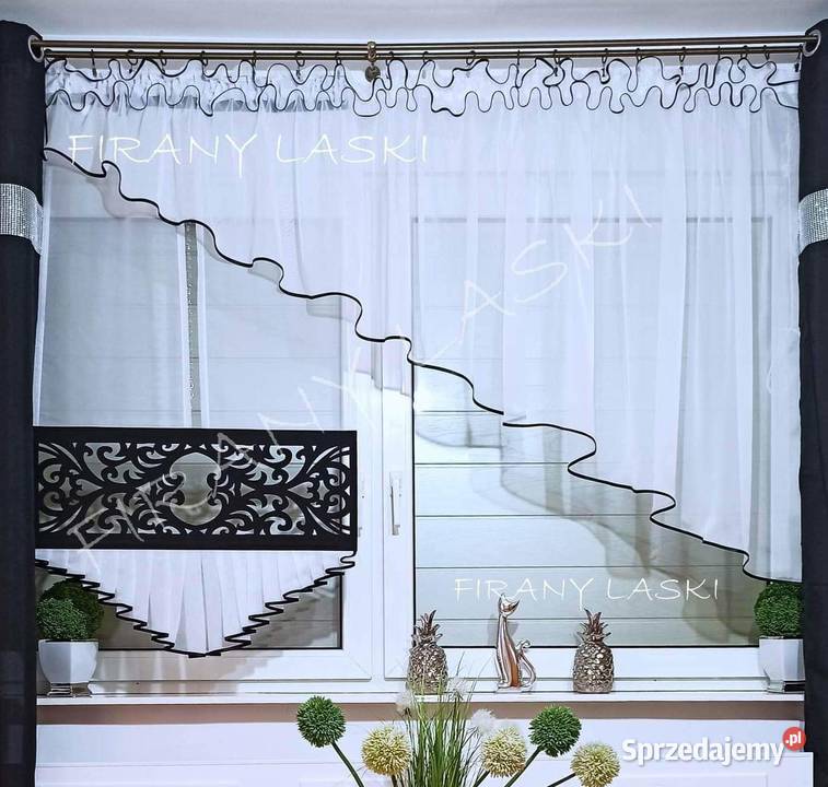 Panel i firana ażur firana gotowa firanki