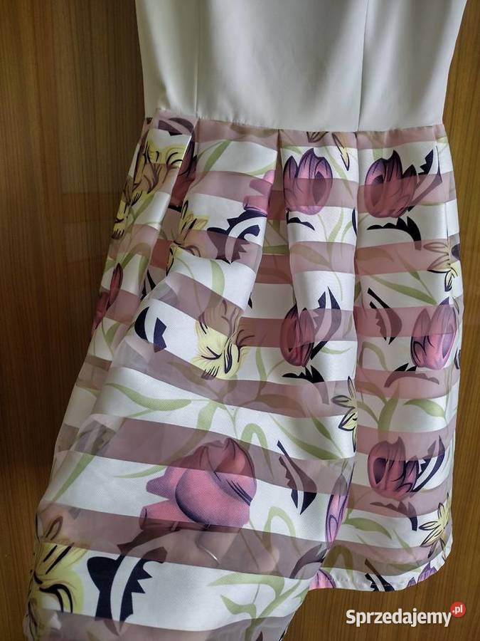 Piękna sukienka rozkloszowana Rozmiar 38(M) Lubartów