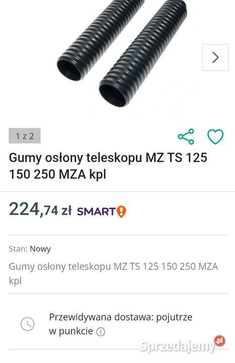 NOWE MZA 32mmosłony goleni zawieszenia Wisła