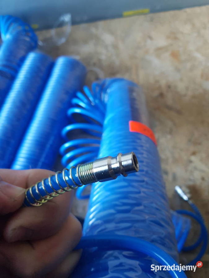 WĄŻ SPIRALNY 5x8 mm 20m PRZEWÓD DO KOMPRESORA wielkopolskie