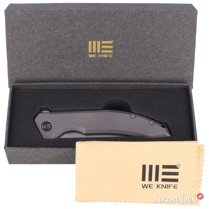 Nóż składany WE Knife Quixotic Gray Titanium Warszawa