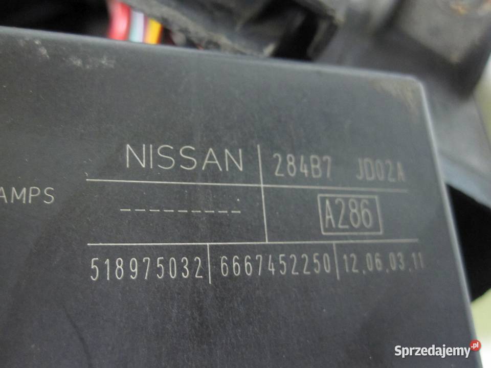 QASHQAI I J10 LIFT 15 DCI 11r skrzynka osobowe Skrzynki bezpieczników