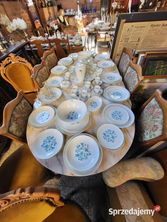 Zestaw obiadowokawowy Giraud Limoges France 12 śląskie