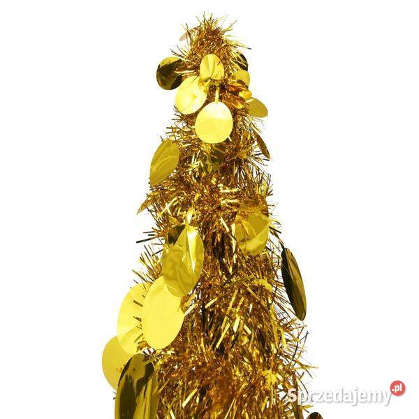 vidaXL Składana sztuczna choinka złota 150 sprzedam