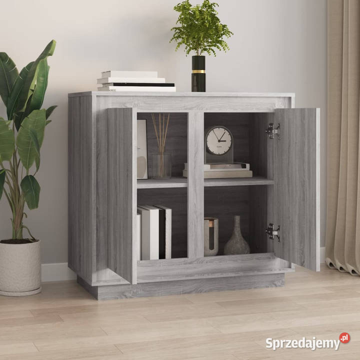 Szafka szary dąb sonoma 80x34x75 materiał Pozostałe mazowieckie Warszawa