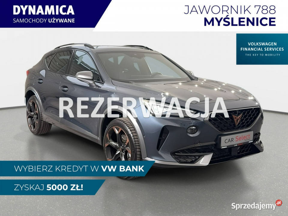 Cupra Formentor VAT 23 20TSI 190 DSG 4drive 2024 ESP Myślenice sprzedam