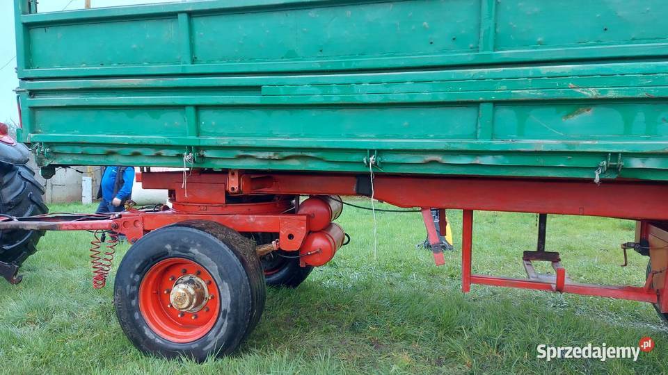 Przyczepa rolnicza BSS 1010H Ładowność do 105 uszkodzony Niemodlin