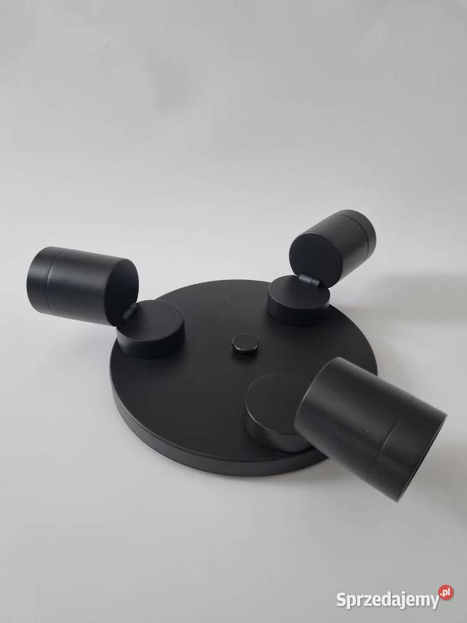 Lampa sufitowa IKEA NYMNE czarna 3 reflektory Płock