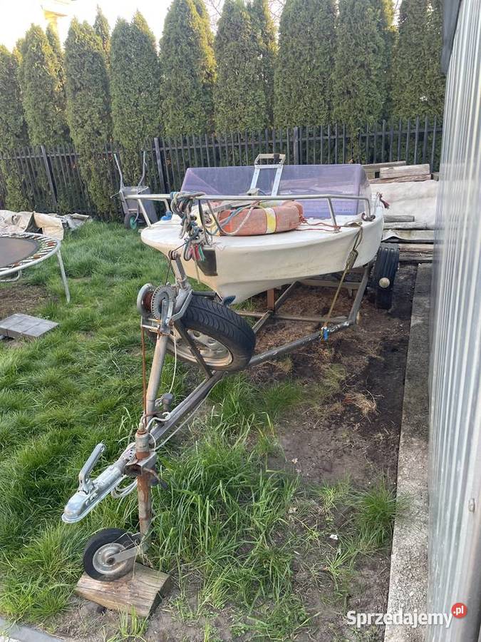 Łódź Wędkarska Przyczepa podłodziowaSilnik