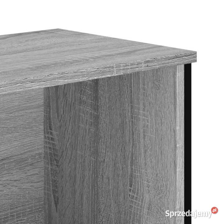 Regał szary dąb sonoma 80x31x106 materiał Warszawa