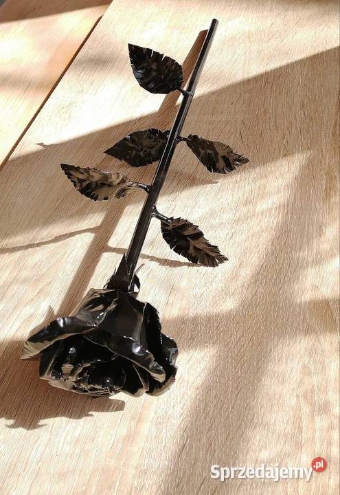 Stalowa róża wieczna róża Dekoracje i ozdoby Wrocław sprzedam