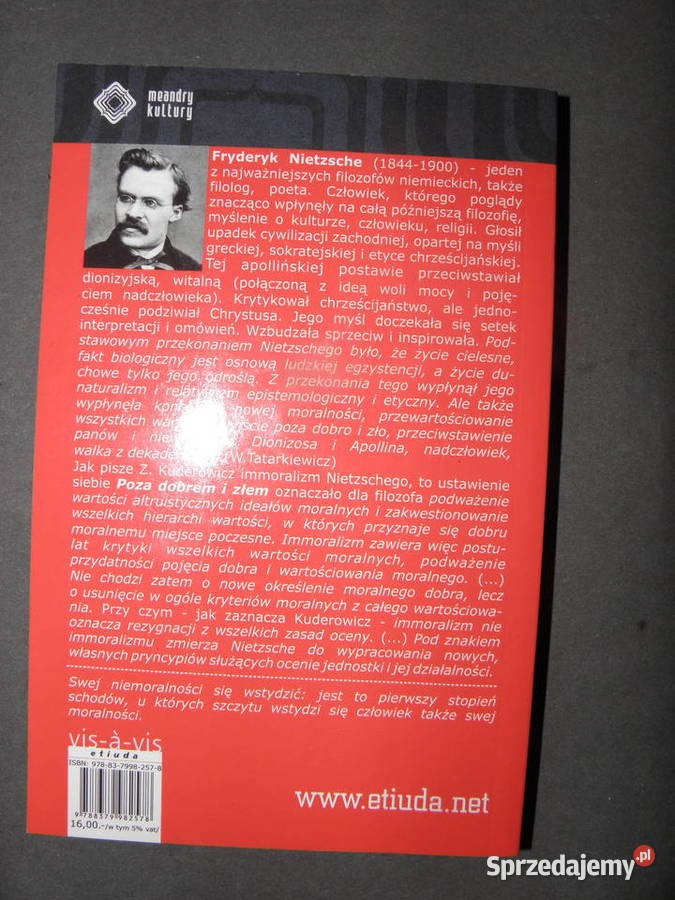 Poza dobrem i złem Friedrich Nietzsche Andrychów sprzedam