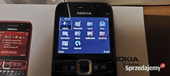 NOKIA E63 rzadki oryginalny telefon niebieski