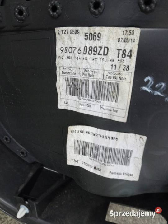 TAPICERKA BOCZEK PRAWY LEWY TYŁ KOMPLET ROLETA osobowe