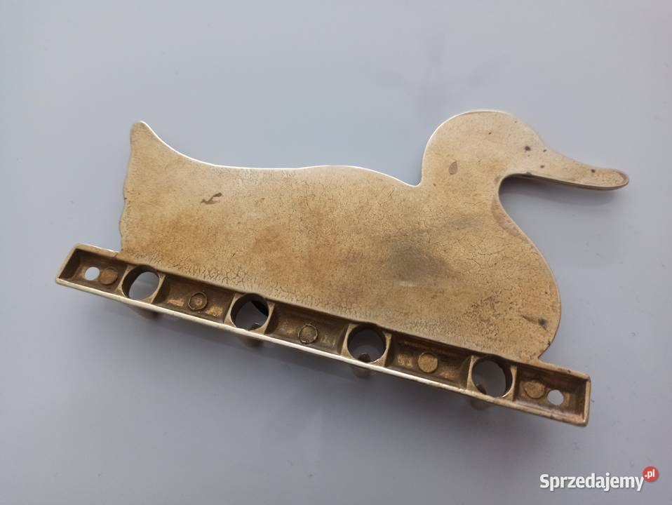 Stary wieszak na klucze kaczka kaczki mosiądz Bielsko-Biała sprzedam