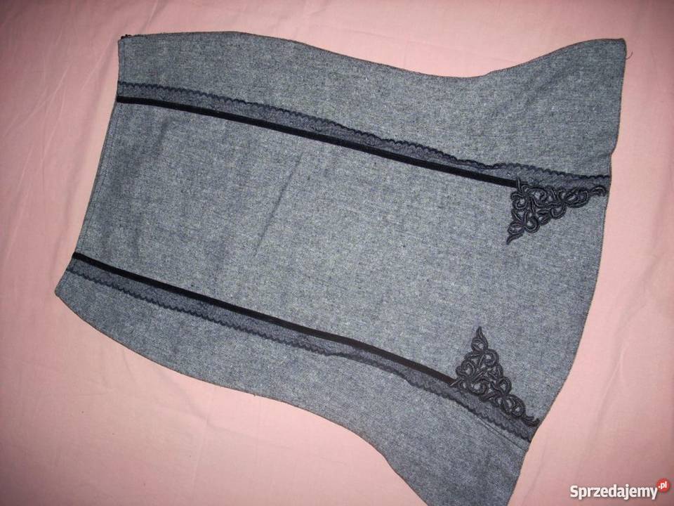 Spódnica Jesienna Tweed Koronka 30 M MIDI Nowy Sącz