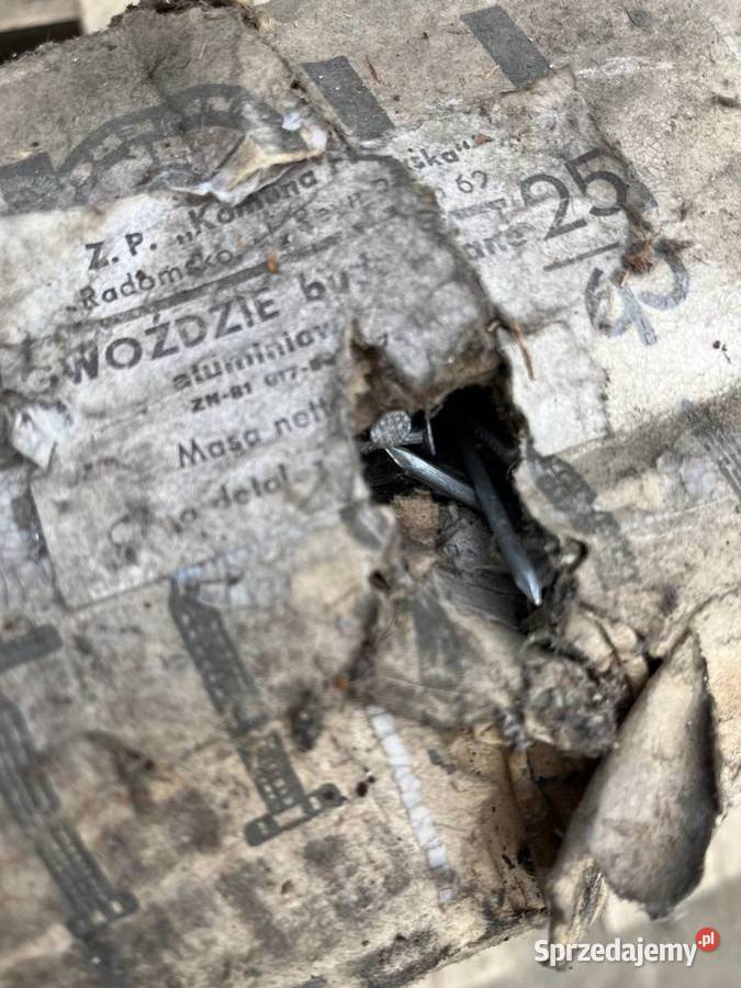 Gwoździe aluminiowe