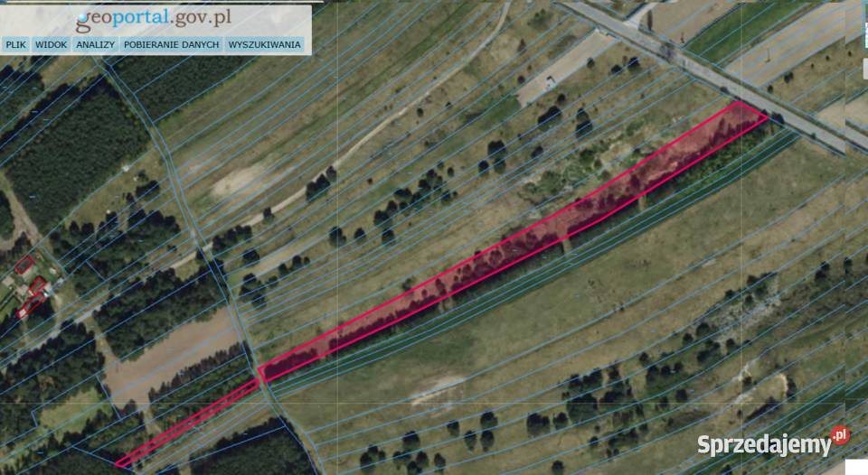 Działka z potencjałem zabudowy Jabłonna k łódzkie Przedbórz