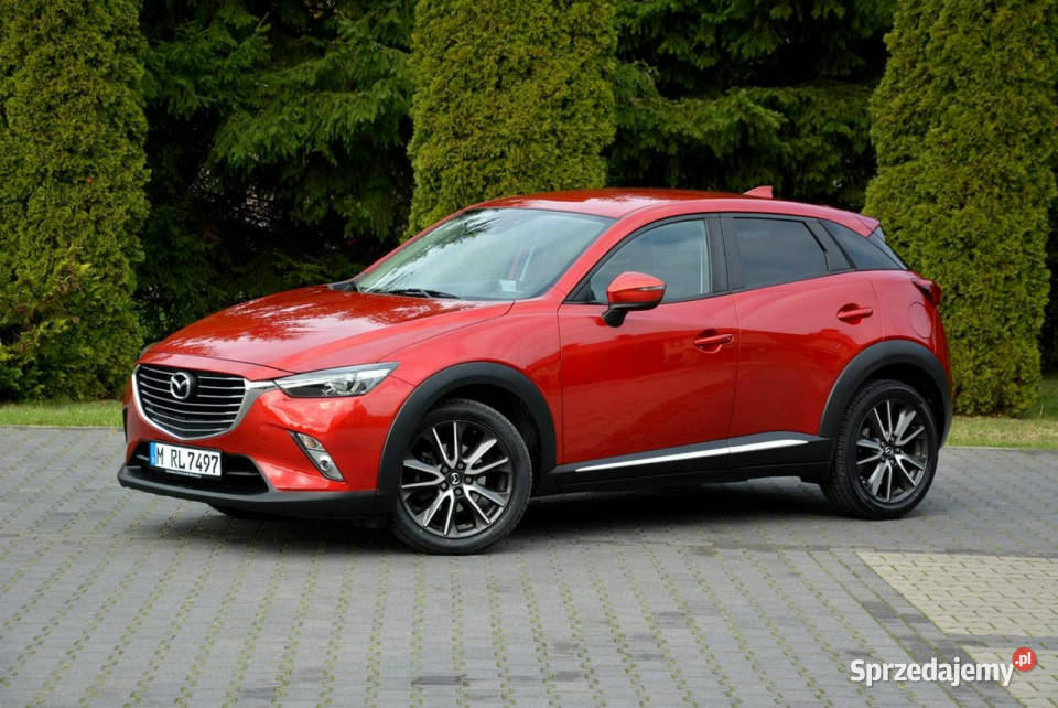 Mazda CX3 Skóry Navi Kamera Head Up Ledy Xenon Motoryzacja mazowieckie Ostrów Mazowiecka