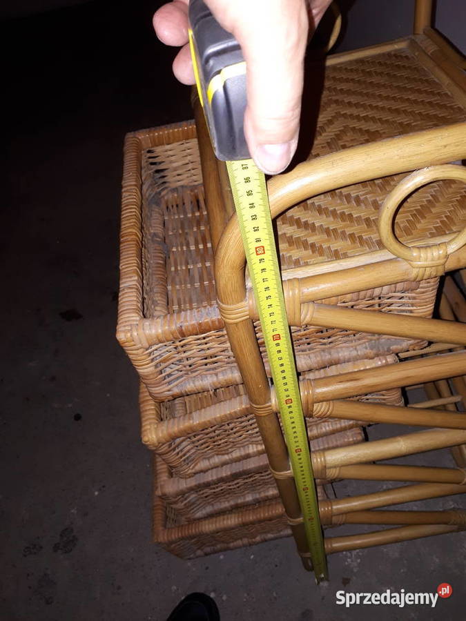 Regał szafka etażerka rattan bambus kujawsko-pomorskie Toruń