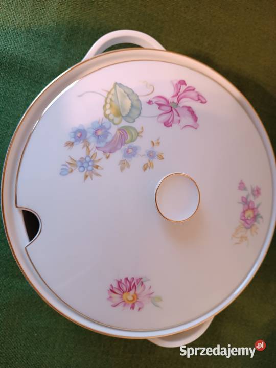 Waza do zupy piękna sygnowana porcelana Gorlice