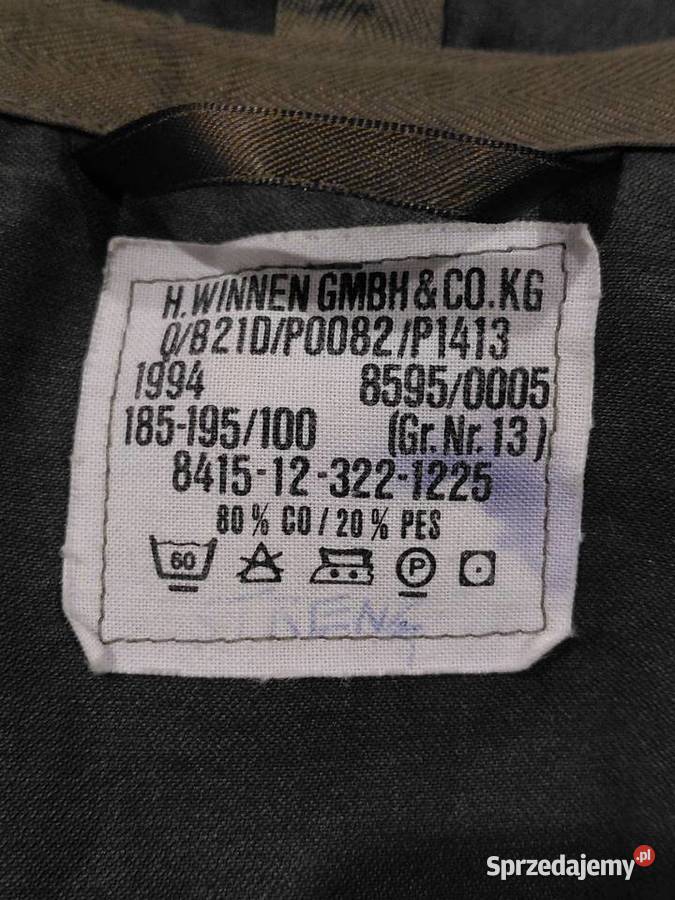 Parka BW flecktarn Gr13 Wrocław