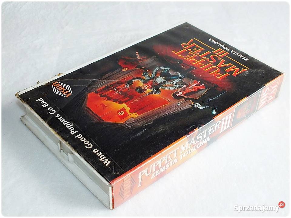 Kaseta VHS Film Władca lalek 3 Zemsta Toulona Filmy Żary sprzedam
