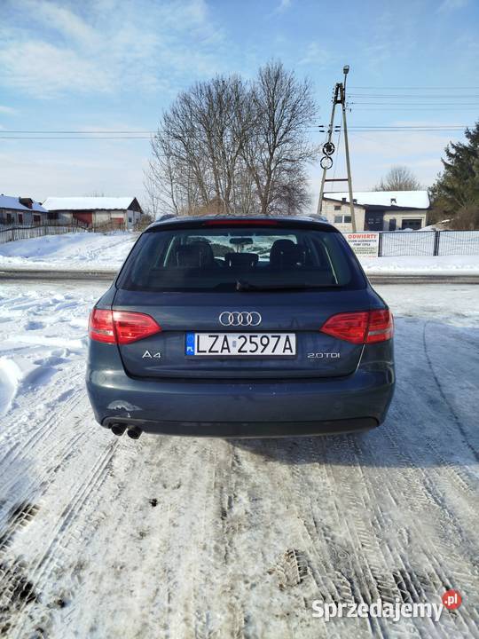 AUDI A4B8 2008 r lubelskie Szczebrzeszyn