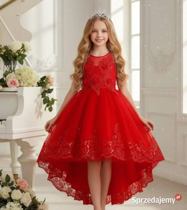 Elegancka sukienka małej księżniczki Rozmiar 120