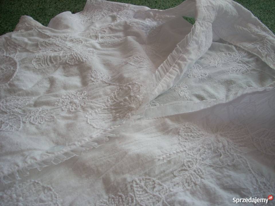 Sara Biała koszula haftowana 36 38 S M krótki Nowy Sącz