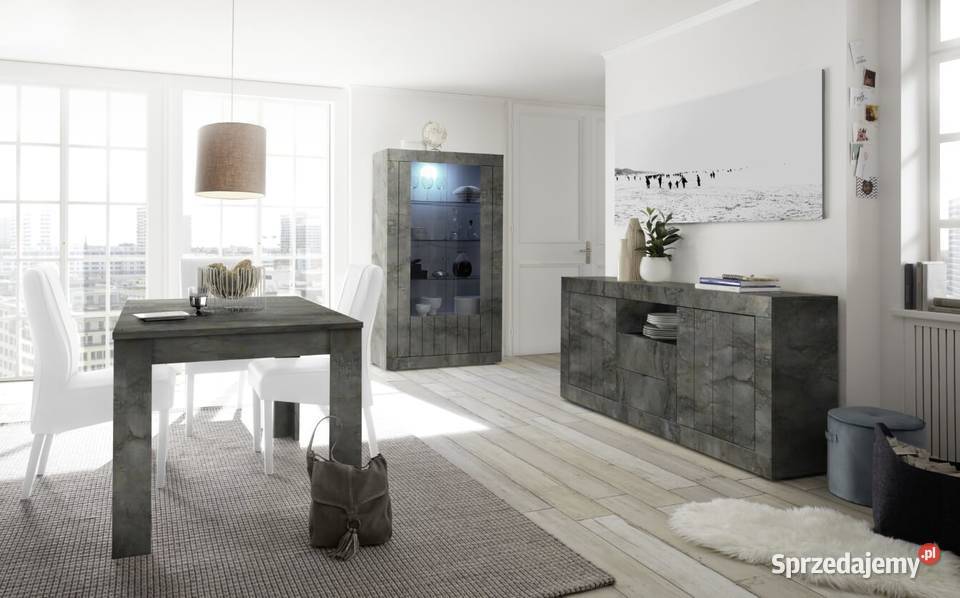 URBINO KOMODA 2 DRZWI 2 SZUFLADY OXIDE CIEMNY 184cm Rzeszów