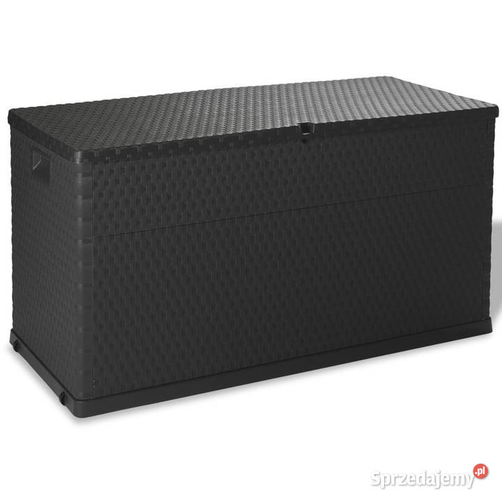 Skrzynia ogrodowa antracytowa 120x56x63 rattan Warszawa