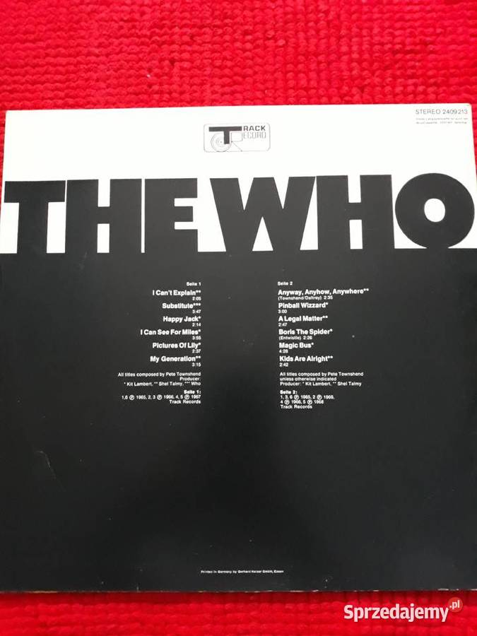 THE WHO My Generation Rzeszów