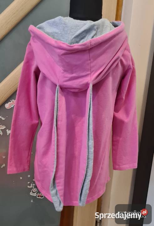 Bluza różowa z uszami króliczka 116 Kielce sprzedam