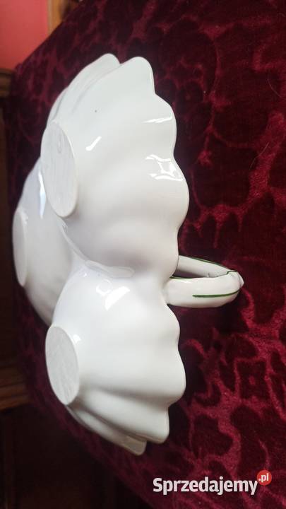 Kabaret z różami
Bez sygnatury Zielony paseczek Porcelana i szkło Gdańsk