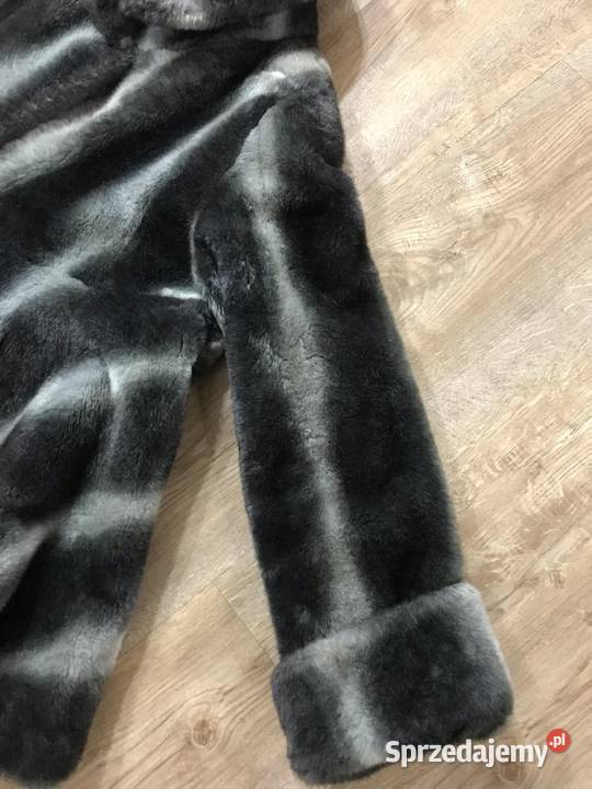 Okazja Eleganckie futro Panda Exclusive Rozmiar 40(L) Kurtki i płaszcze Hajnówka