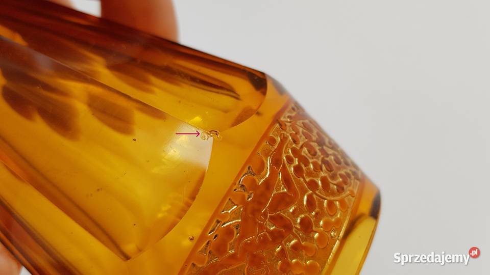 Stary wazon wazonik w stylu art deco stare Porcelana i szkło śląskie