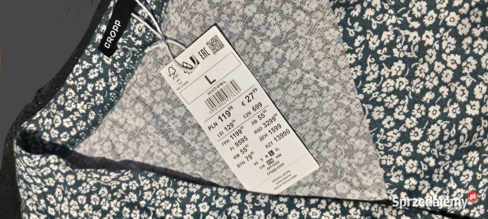 Sukienka w kwiatki Cropp S M krótki sprzedam