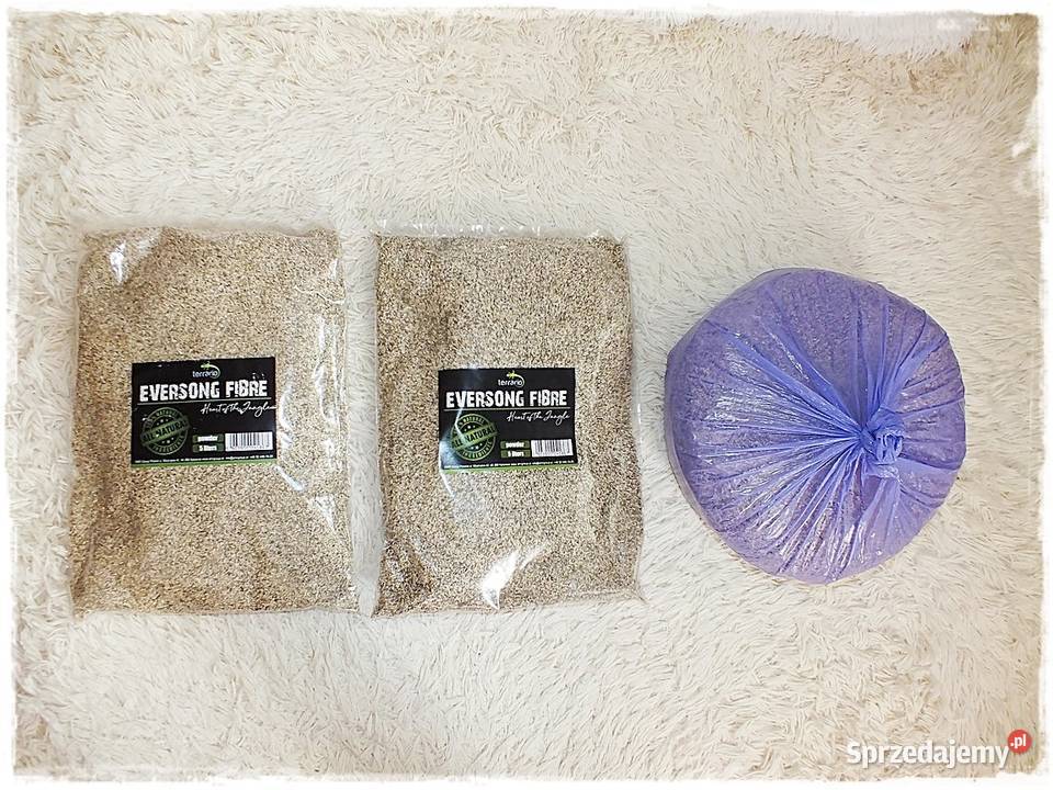 Podłoże jadalne Ściółka Słoma konopna 20L Agama Gady i płazy Lubsko