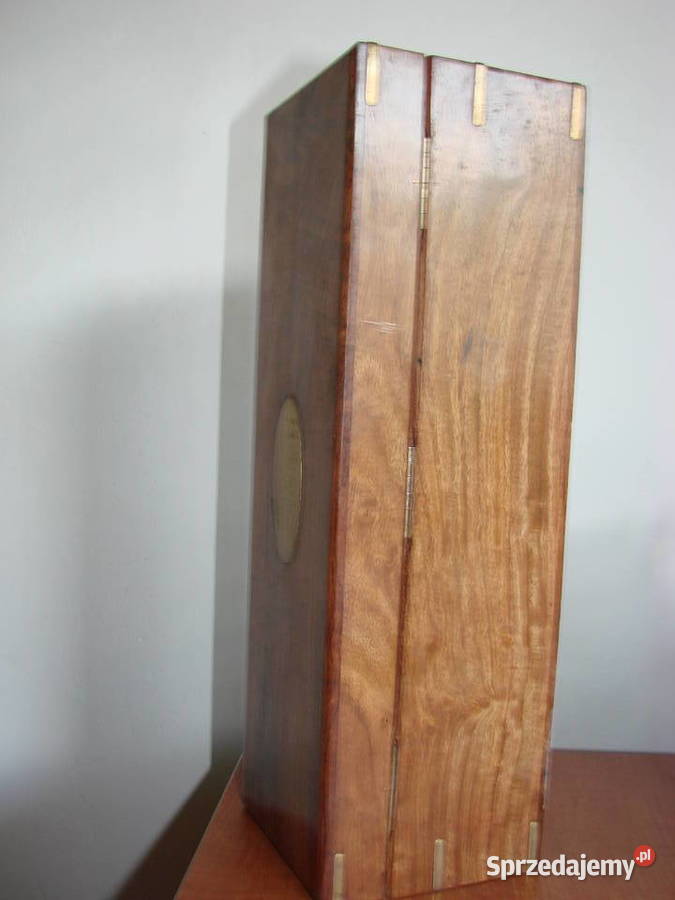 drewniane pudełko na butelke Pozostałe Pruszcz Gdański