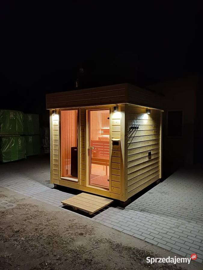 Sauna ogrodowa Premium izolowana piec na drewno mazowieckie Płock sprzedam