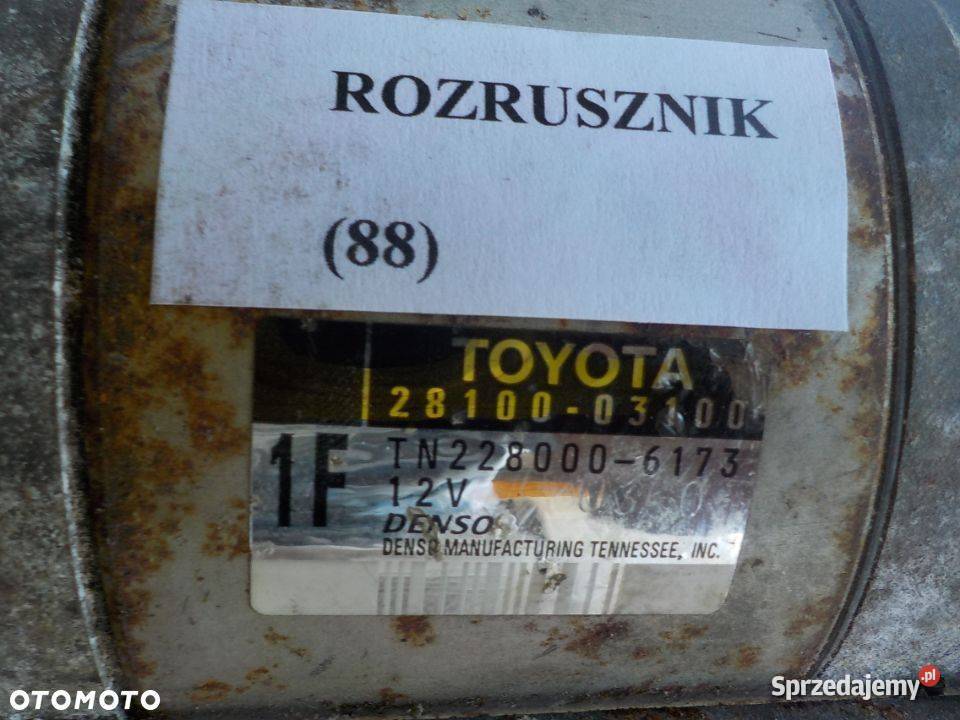 ROZRUSZNIK 2810003100 TOYOTA SIENNA 30 wielkopolskie Nowy Tomyśl