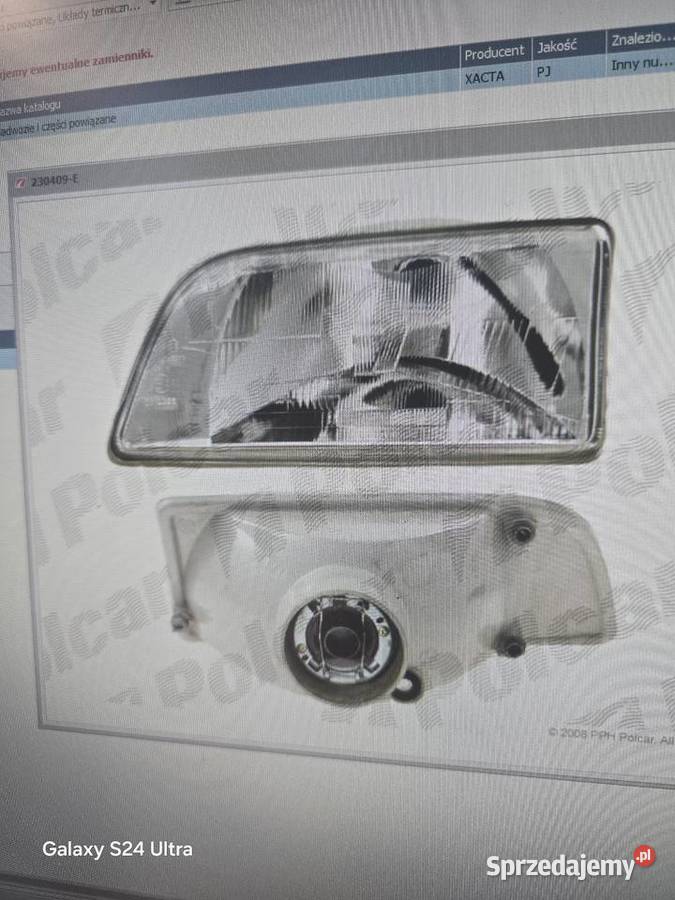 Reflektor przód Citroena AX Lewy lewe