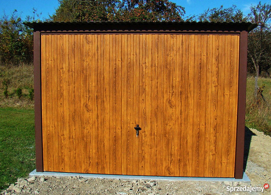 Garaże Blaszane 3x5 Garaż Drewnopodobny Blaszaki Łódź