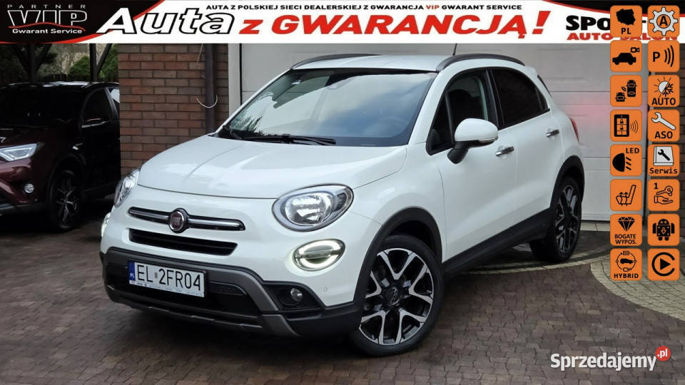 Fiat 500x 500X Cross DCT 150 Salon I WŁ serwis czujnik deszczu łódzkie Aleksandrów Łódzki