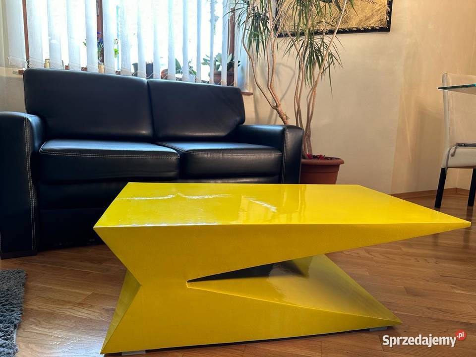 Stolik kawowy żółty małopolskie Zielonki