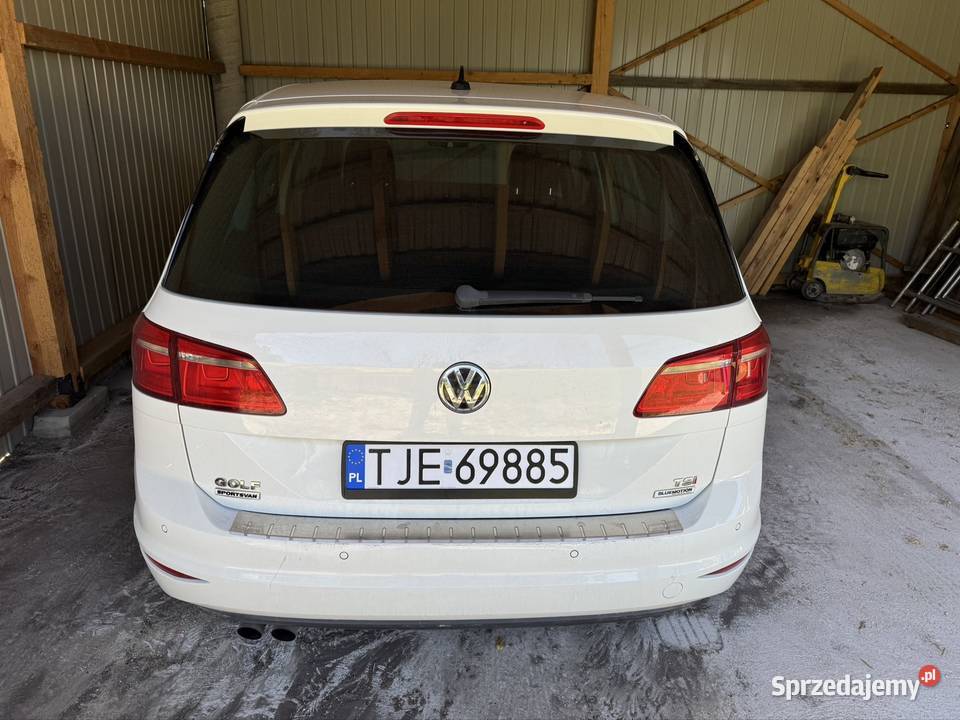 VW golf Sportsvan 14 tsi automat przebieg 85 Małogoszcz