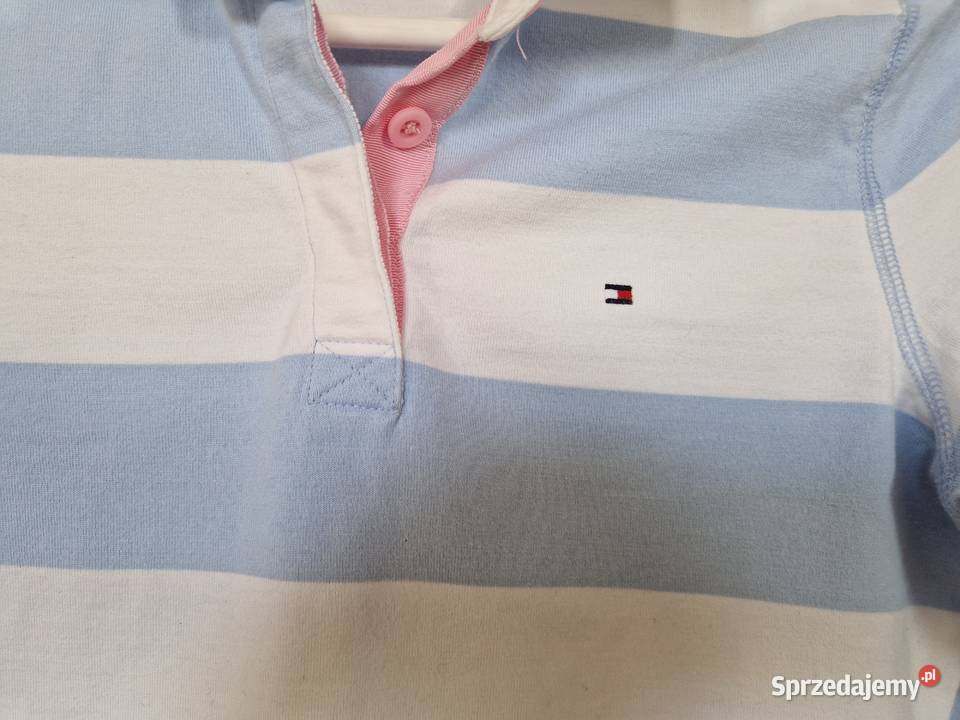 Bluza bawełniana w paski damska Tommy Hilfiger