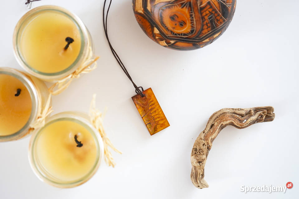 Prostokątny wisiorek 39 artystyczny abstrakcyjny Warszawa